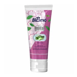 Bloomo Herbal Face Wash 120ml – Aloe Vera, Cucumber & Liquorice for Fresh, Clear Skin